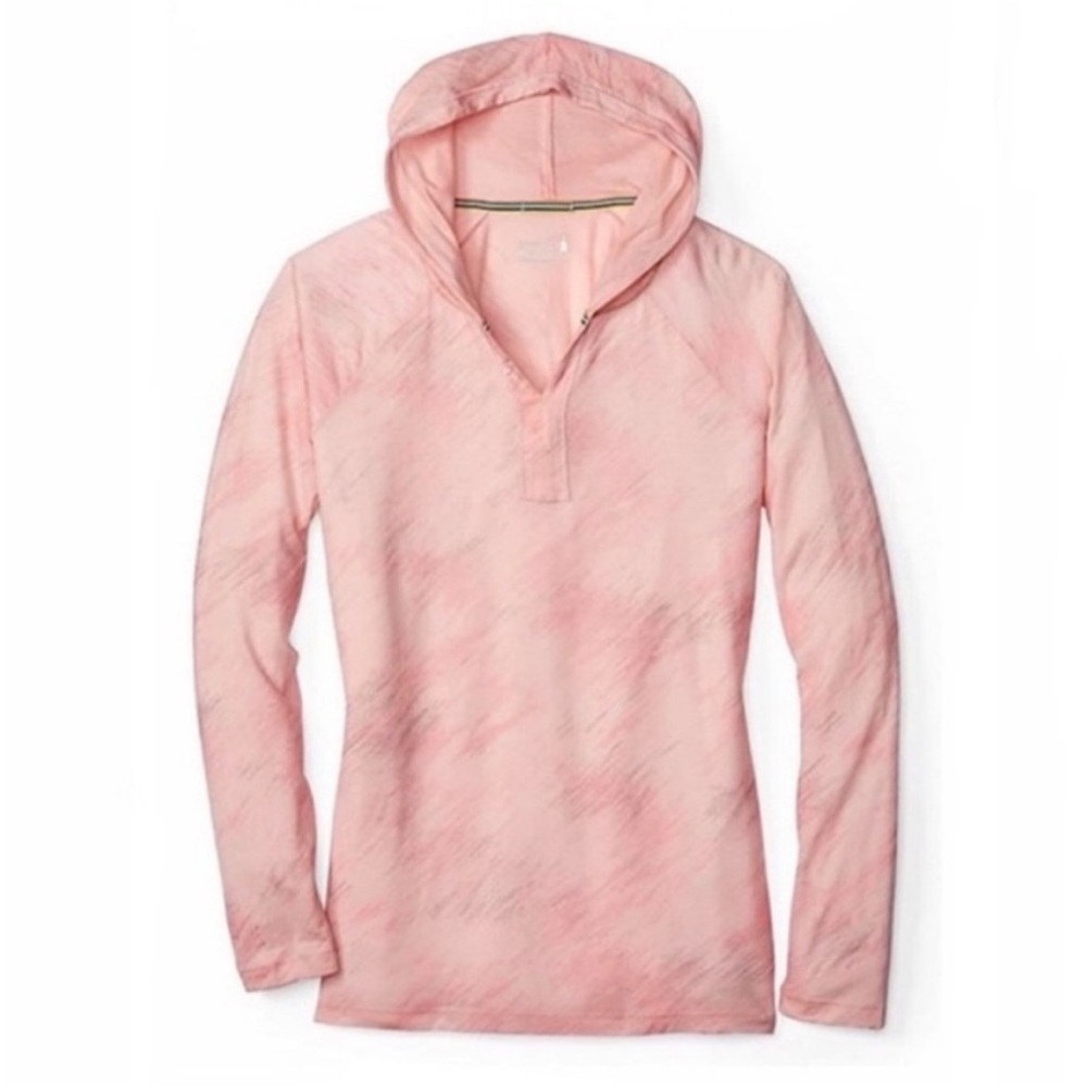 Smartwool Women's Pink Hooded Pullover Sweatshirt